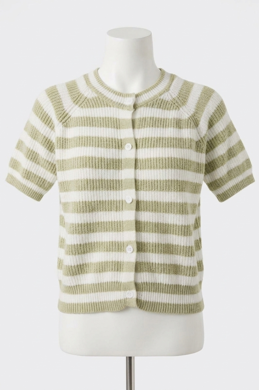 NEW LE LIS joanna sweet sweater in green